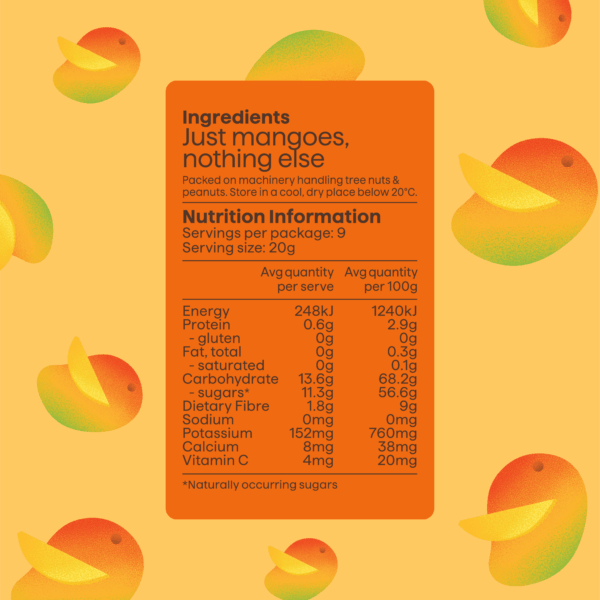 Gently Baked 180g Mango x 6 units - Image 3