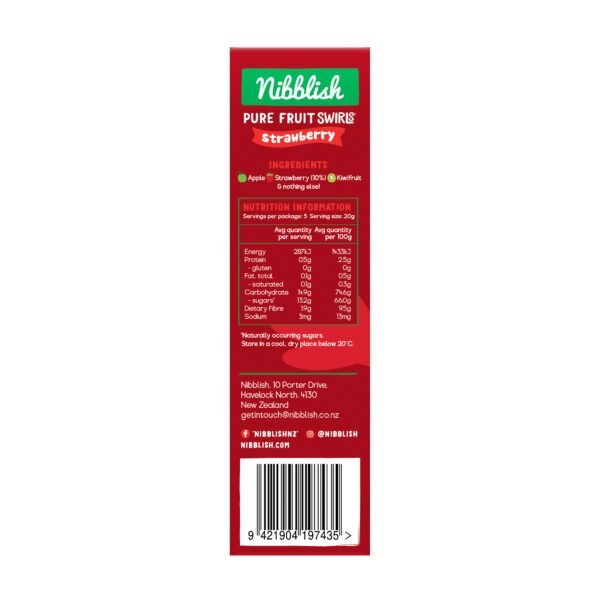 Strawberry Pure Fruit Swirls 100g x 10 units - Image 4